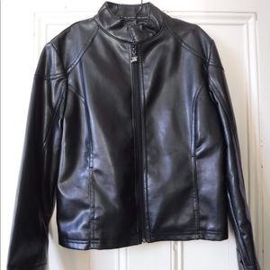 Armani Moto motorcyclist motorcycle leather jacket